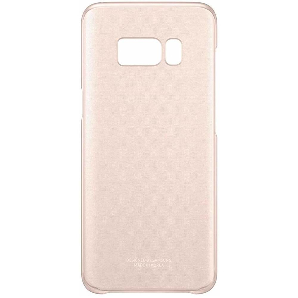 Samsung Galaxy S8+ Plus Clear Cover Şeffaf Kılıf, Pembe (Samsung Türkiye Garantli)