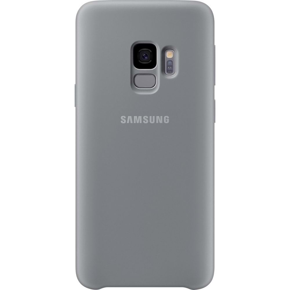 Samsung Galaxy S9 Silikon Cover Kılıf, Gri EF-PG960TJEGWW