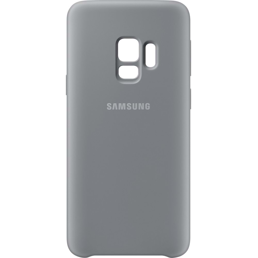 Samsung Galaxy S9 Silikon Cover Kılıf, Gri EF-PG960TJEGWW