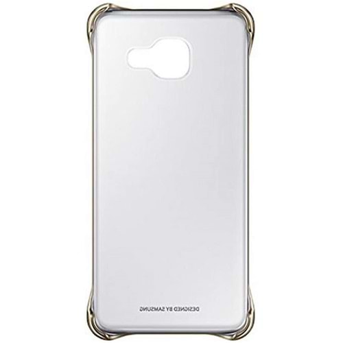 Samsung Galaxy A3 2016 (SM-A310) Clear Cover Şeffaf Kılıf, Gold EF-QA310CFEGWW