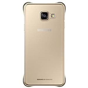 Samsung Galaxy A3 2016 (SM-A310) Clear Cover Şeffaf Kılıf, Gold EF-QA310CFEGWW