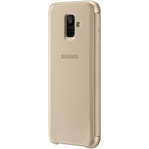 Samsung Galaxy A6 Flip Wallet Kapaklı Cüzdan Kılıf, Gold EF-WA600CFEGWW