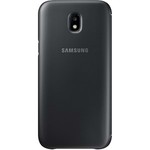 Samsung Galaxy J5 Pro 2017 (J530) Kartlıklı Cüzdan Kılıf, Siyah