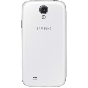 Samsung Galaxy S4 (i9500) S-View Cover Orijinal Kapaklı Kılıf, Beyaz EF-CI950BWEGWW