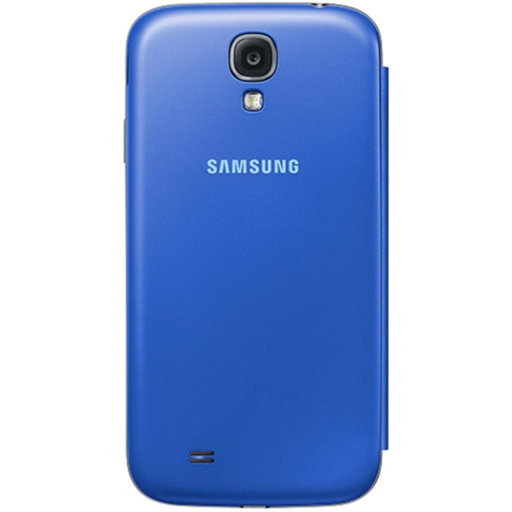 Samsung Galaxy S4 (i9500) S-View Cover Orijinal Kapaklı Kılıf, Mavi EF-CI950BCEGWW