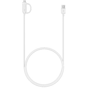 Samsung Type C + Micro Usb Kombo Kablo, Beyaz EP-DG930DWEG