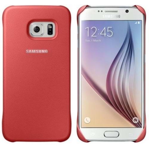 Samsung Galaxy S6 Protective Cover Orjinal Kılıf, Kırmızı EF-YG920BPEGWW