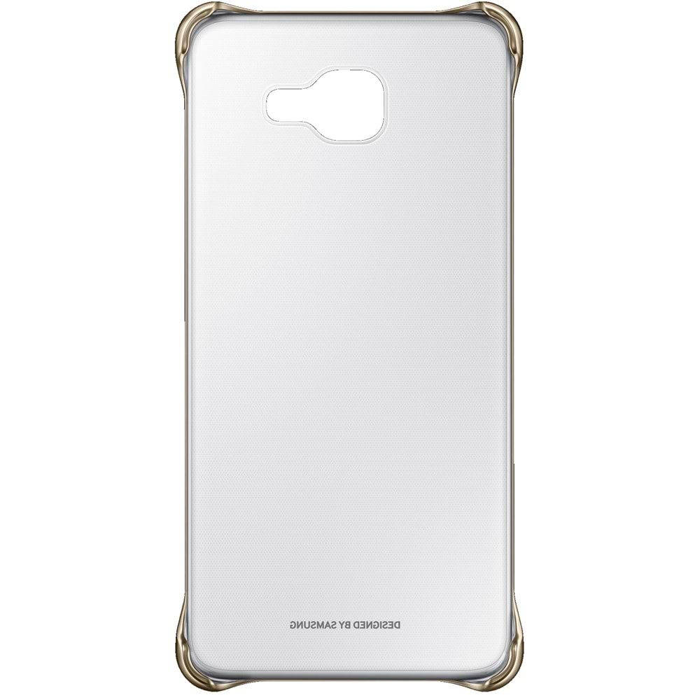 Samsung Galaxy A5 2016 (SM-A510) Clear Cover Şeffaf Kılıf, Gold EF-QA510CFEGWW