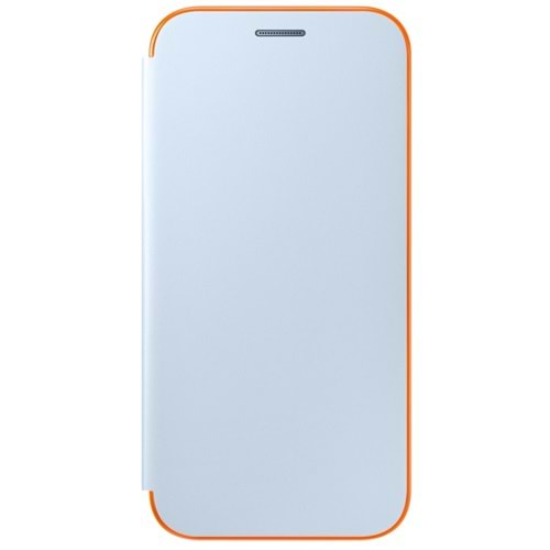 Samsung Galaxy A5 2017 Neon Flip Wallet Kapaklı Kılıf, Mavi EF-FA520PLEGWW