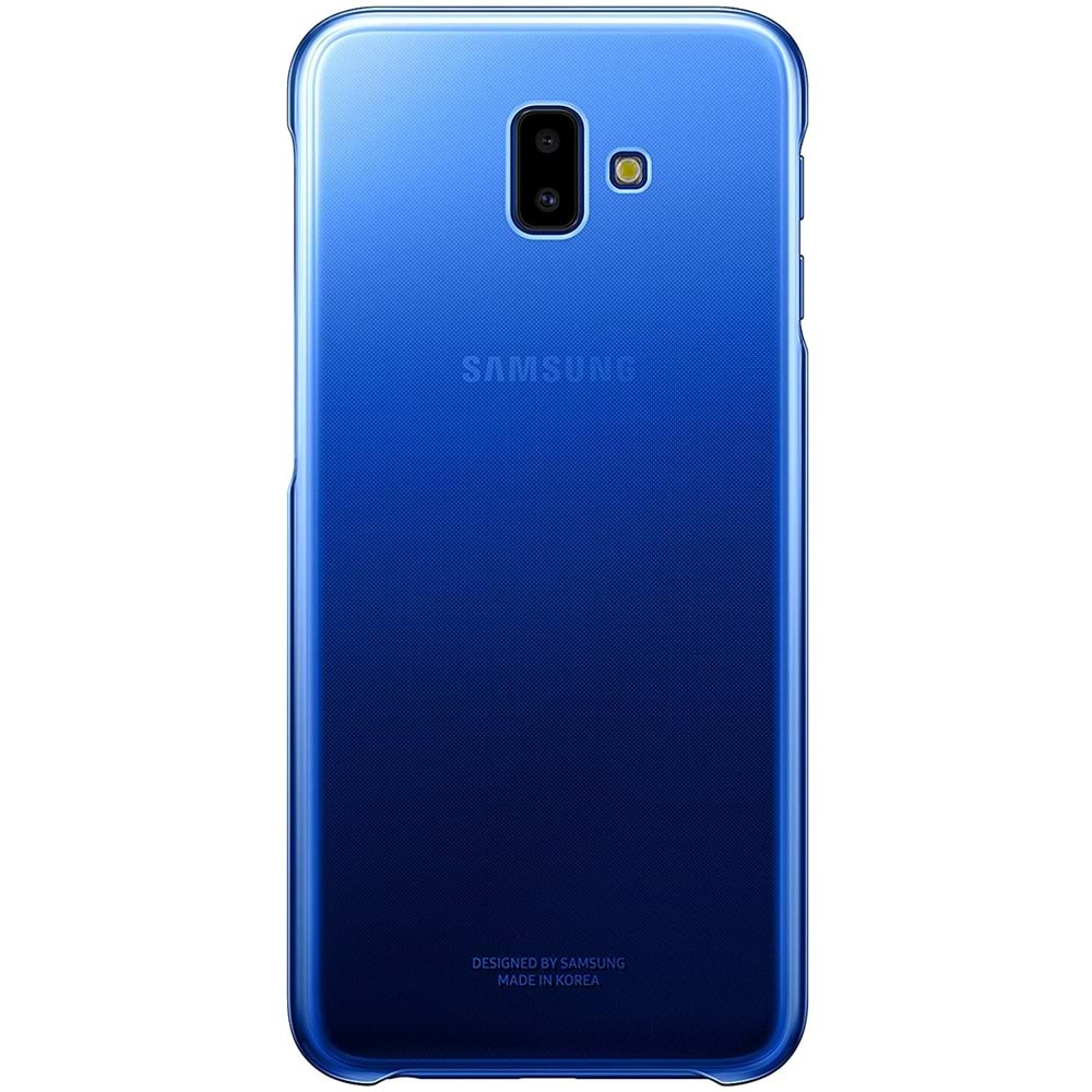 Samsung Galaxy J6+ Plus Koruyucu Arka Kapak Kılıf, Mavi EF-AJ610CLEGWW