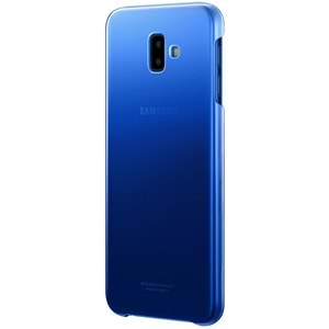 Samsung Galaxy J6+ Plus Koruyucu Arka Kapak Kılıf, Mavi EF-AJ610CLEGWW