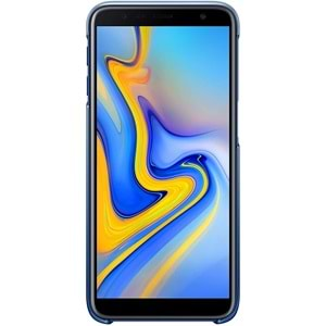 Samsung Galaxy J6+ Plus Koruyucu Arka Kapak Kılıf, Mavi EF-AJ610CLEGWW