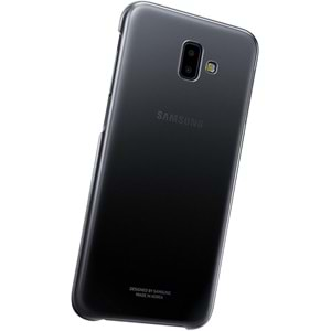 Samsung Galaxy J6+ Plus Koruyucu Arka Kapak Kılıf, Siyah EF-AJ610CBEGWW