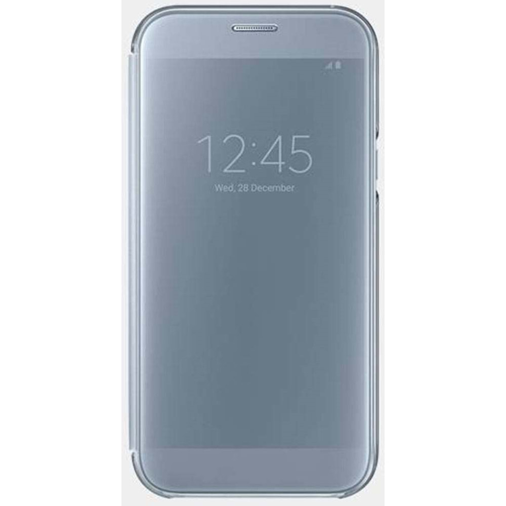 Samsung Galaxy A7 2017 Clear View Cover Akıllı Kılıf, Mavi EF-ZA720CLEGWW