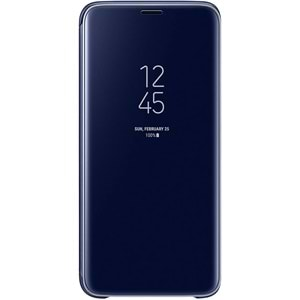 Samsung Galaxy S9 Clear View Standing Akıllı Kılıfı, Mavi (Samsung Türkiye Garantili)