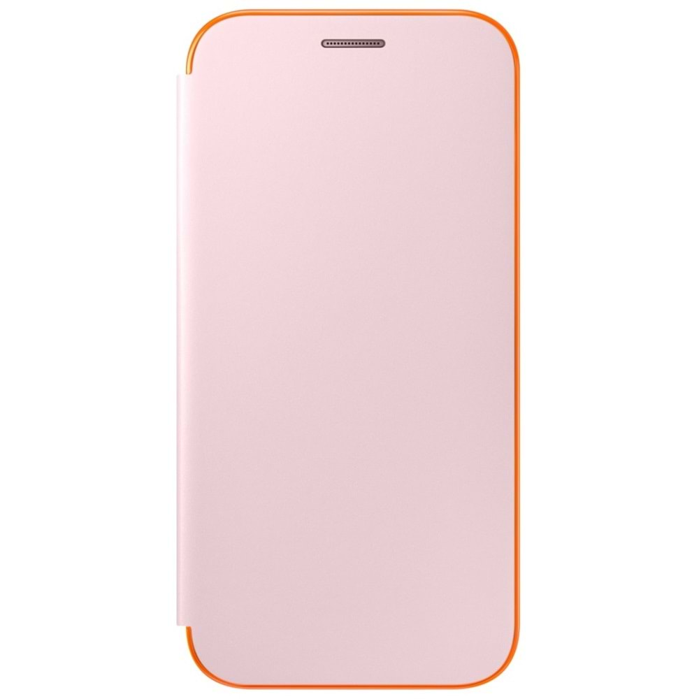 Samsung Galaxy A5 2017 Neon Flip Wallet Kapaklı Kılıf, Rose Gold EF-FA520PPEGWW