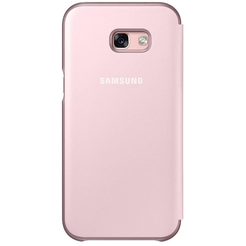 Samsung Galaxy A5 2017 Neon Flip Wallet Kapaklı Kılıf, Rose Gold EF-FA520PPEGWW