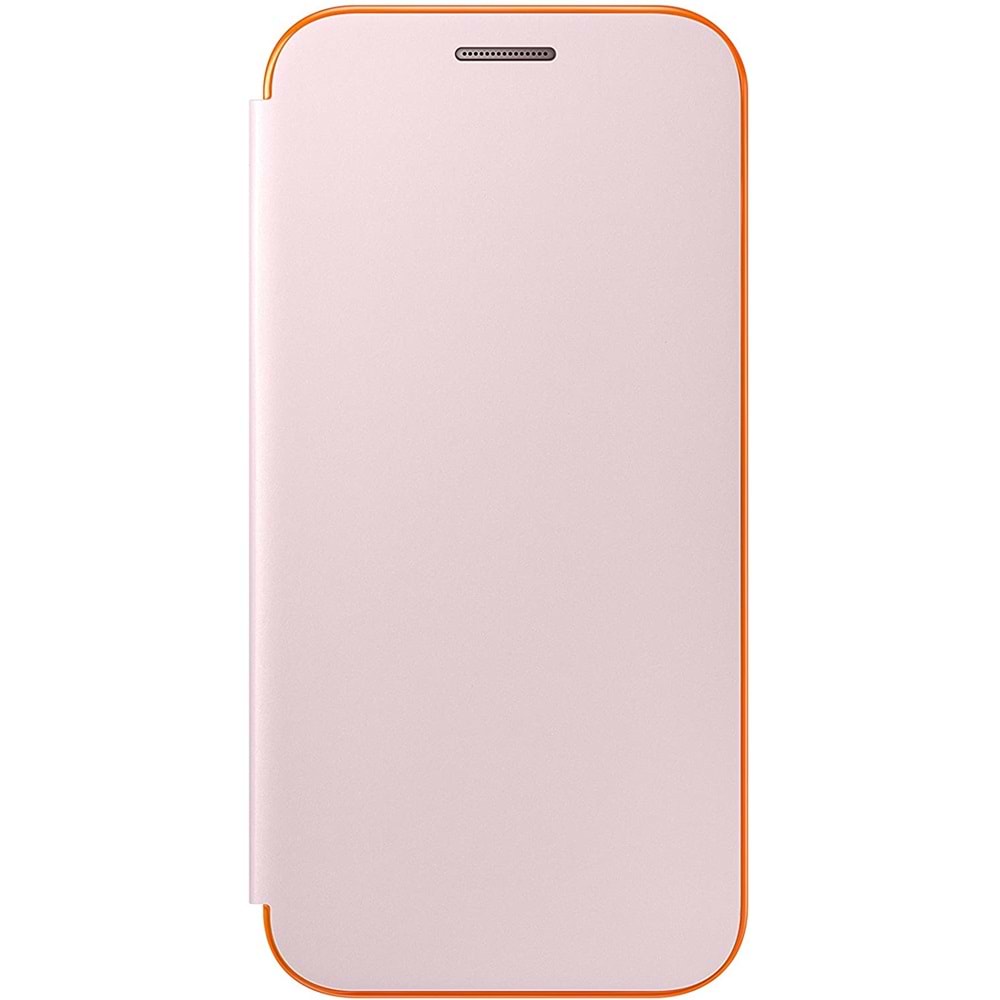 Samsung Galaxy A3 2017 Neon Flip Wallet Kapaklı Kılıf, Rose Gold EF-FA320PPEGWW
