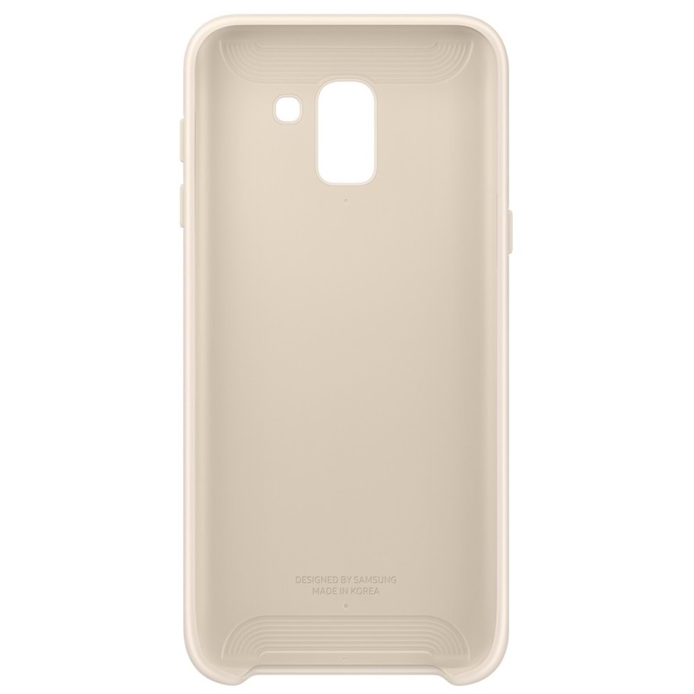 Samsung Galaxy J6 Dual Layer Çift Katmanlı Kılıf, Gold EF-PJ600CFEGWW