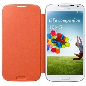 Samsung Galaxy S4 Flip Wallet Cover Kılıf, Turuncu EF-FI950BOEGWW