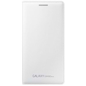 Samsung Galaxy Grand Prime Flip Wallet Kılıf, Beyaz EF-WG530BWSEGWW