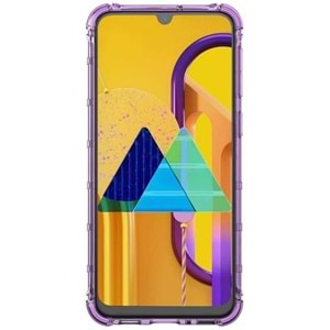 Samsung Galaxy M30s ve M21 için Koruyucu Silikon Kılıf, Mor (Samsung Türkiye Garantili)