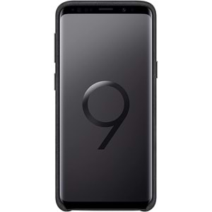 Samsung Galaxy S9 Alcantara Süet Deri Kılıf, Siyah (Samsung Türkiye Garantili)