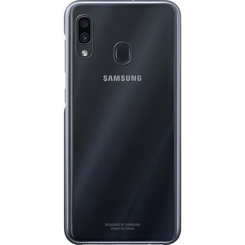 Samsung Galaxy A30 ve A20 İçin Gradation Cover Kılıf, Siyah EF-AA305CBEGWW