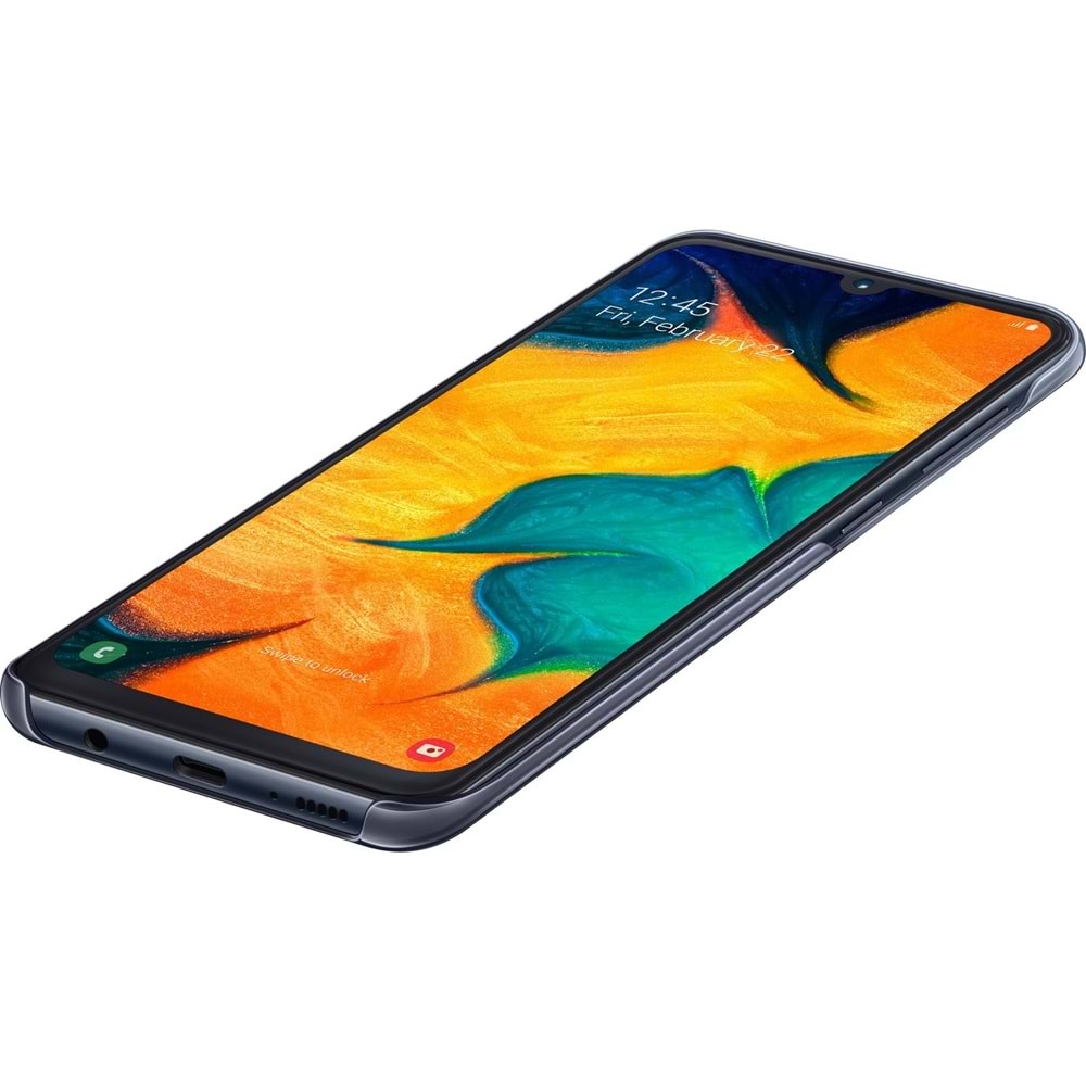 Samsung Galaxy A30 ve A20 İçin Gradation Cover Kılıf, Siyah EF-AA305CBEGWW