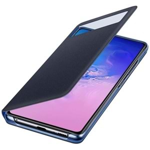 Samsung Galaxy S10 Lite S-View Cüzdan Kılıf, Siyah EF-EG770PBEGWW