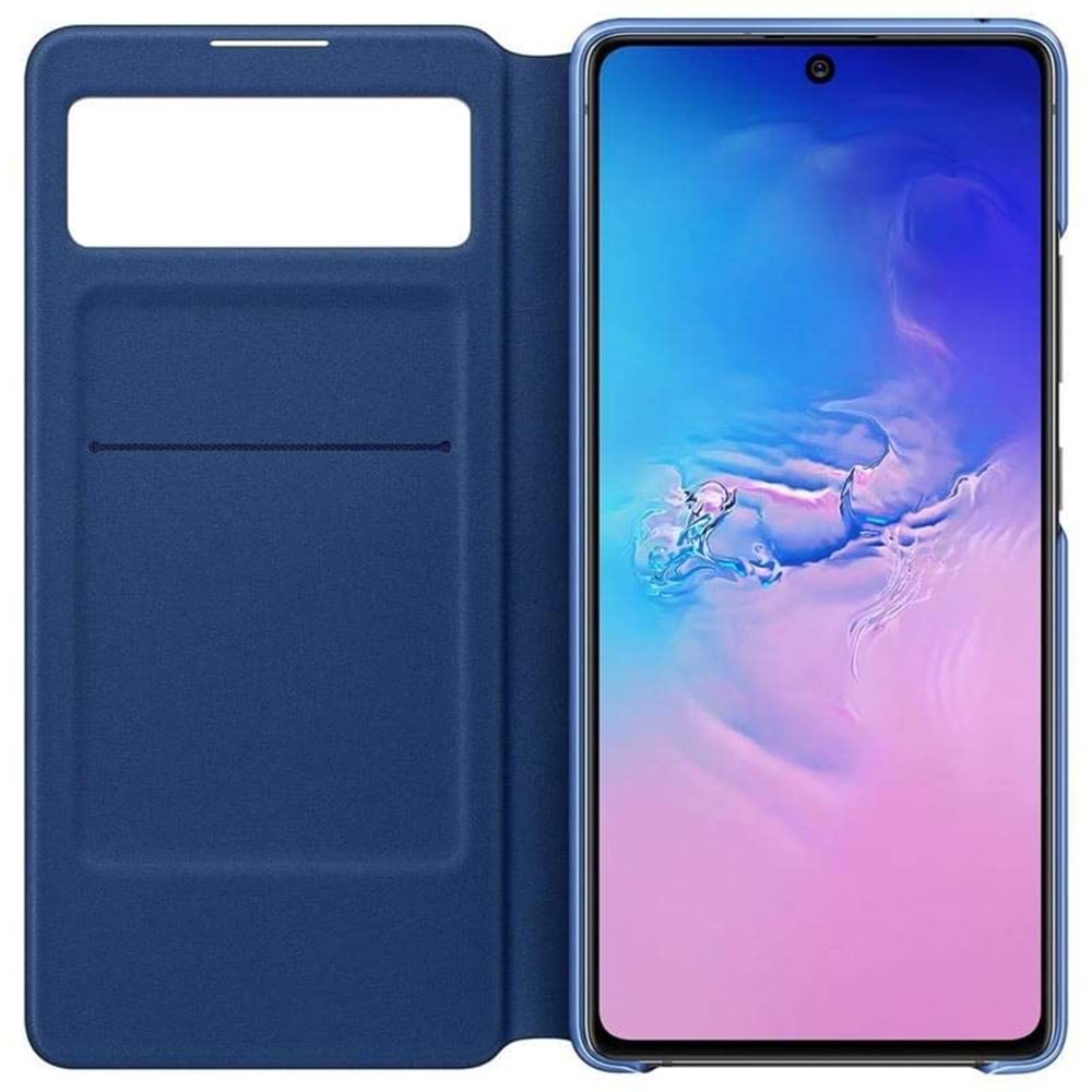 Samsung Galaxy S10 Lite S-View Cüzdan Kılıf, Siyah EF-EG770PBEGWW