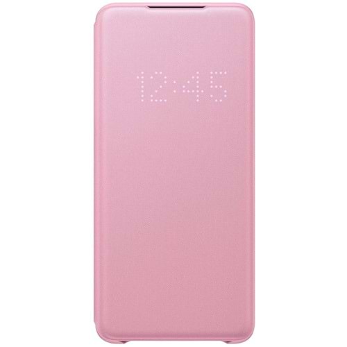 Samsung Galaxy S20+ Plus için LED View Cover Akıllı Kılıf, Pembe EF-NG985PPEGTR