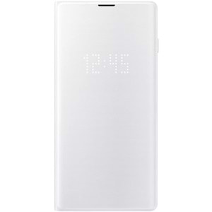 Samsung Galaxy S10 LED View Cover Akıllı Kılıf, Beyaz EF-NG973PWEGWW
