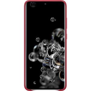 Samsung Galaxy S20 Ultra için Deri Kılıf Lether Cover, Kırmızı EF-VG988LREGWW