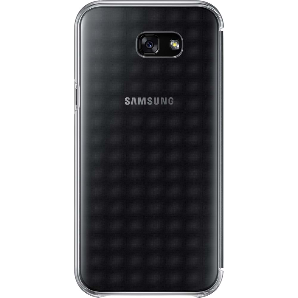 Samsung Galaxy A7 2017 Clear View Cover Akıllı Kılıf, Siyah EF-ZA720CBEGWW