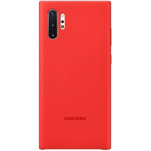 Samsung Galaxy Note 10+ Plus (N975) Silikon Cover Kılıf, Kırmızı EF-PN975TREGWW