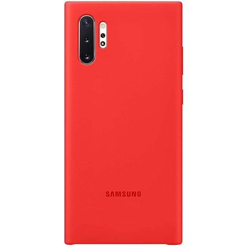 Samsung Galaxy Note 10+ Plus (N975) Silikon Cover Kılıf, Kırmızı EF-PN975TREGWW