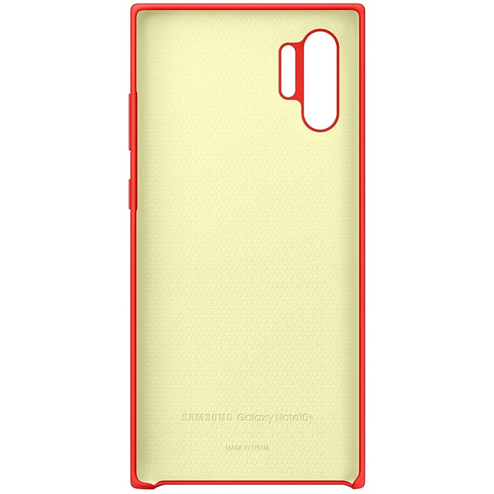 Samsung Galaxy Note 10+ Plus (N975) Silikon Cover Kılıf, Kırmızı EF-PN975TREGWW