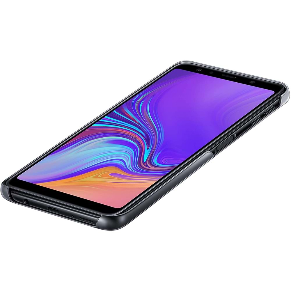 Samsung Galaxy A7 2018 Gradation Cover, Siyah EF-AA750CBEGWW