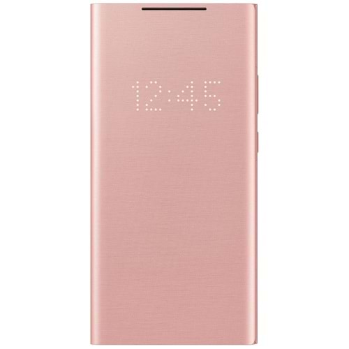 Samsung Galaxy Note 20 Ultra LED View Kapaklı Kılıf, Bronz EF-NN985PAEGTR