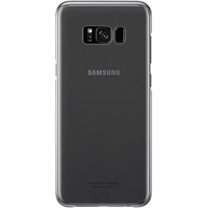 Samsung Galaxy S8+ Plus Clear Cover Şeffaf Kılıf, Siyah (Samsung Türkiye Garantli)