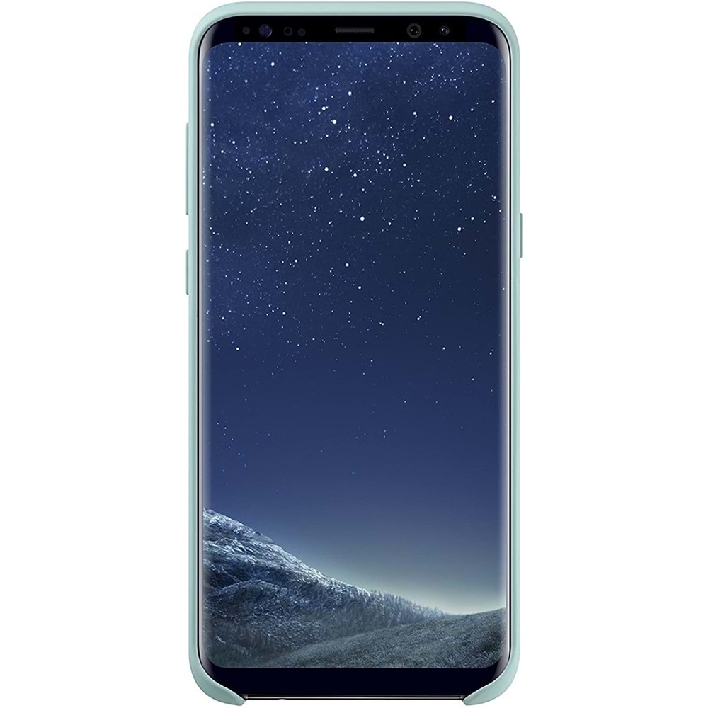 Samsung Galaxy S8+ Plus Silikon Cover Kılıf, Mavi EF-PG955TLEGWW