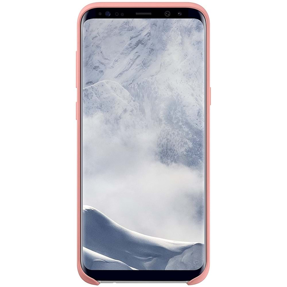 Samsung Galaxy S8+ Plus Silikon Cover Kılıf, Pembe EF-PG955TPEGWW