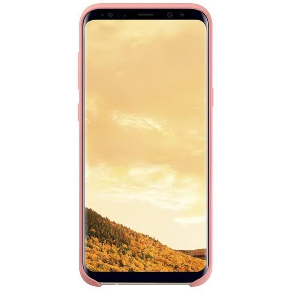 Samsung Galaxy S8+ Plus Silikon Cover Kılıf, Pembe EF-PG955TPEGWW