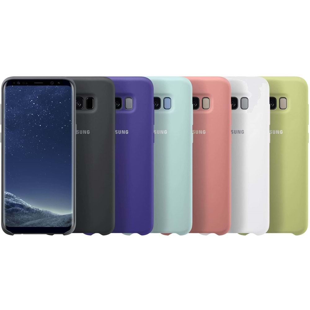 Samsung Galaxy S8+ Plus Silikon Cover Kılıf, Pembe EF-PG955TPEGWW