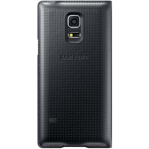 Samsung Galaxy S5 Mini G800 S-View Fonksiyonel Pencereli Kılıf, Siyah EF-CG800BKEGWW