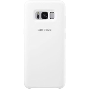 Samsung Galaxy S8 Silicone Cover Silikon Kılıf, Beyaz EF-PG950TWEGWW