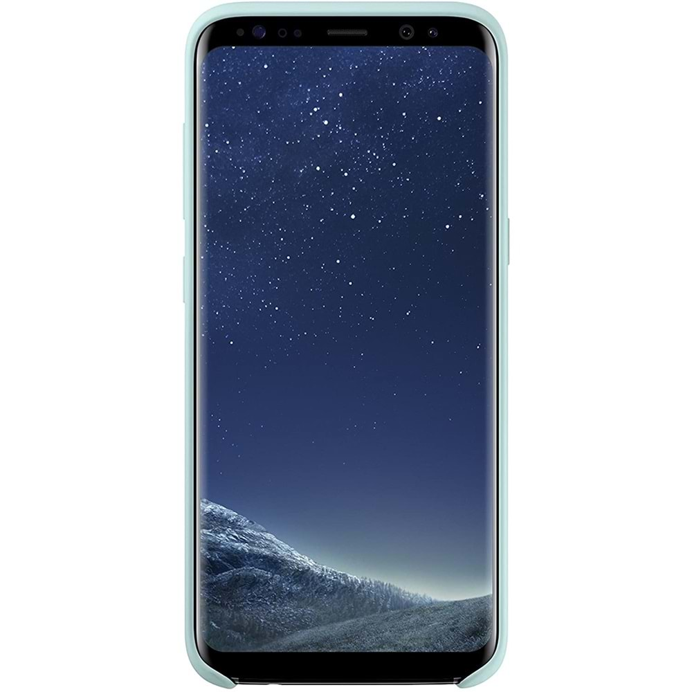 Samsung Galaxy S8 Silicone Cover Silikon Kılıf, Mavi EF-PG950TLEGWW