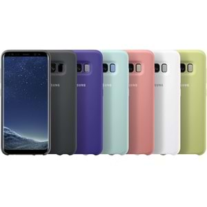 Samsung Galaxy S8 Silicone Cover Silikon Kılıf, Mavi EF-PG950TLEGWW