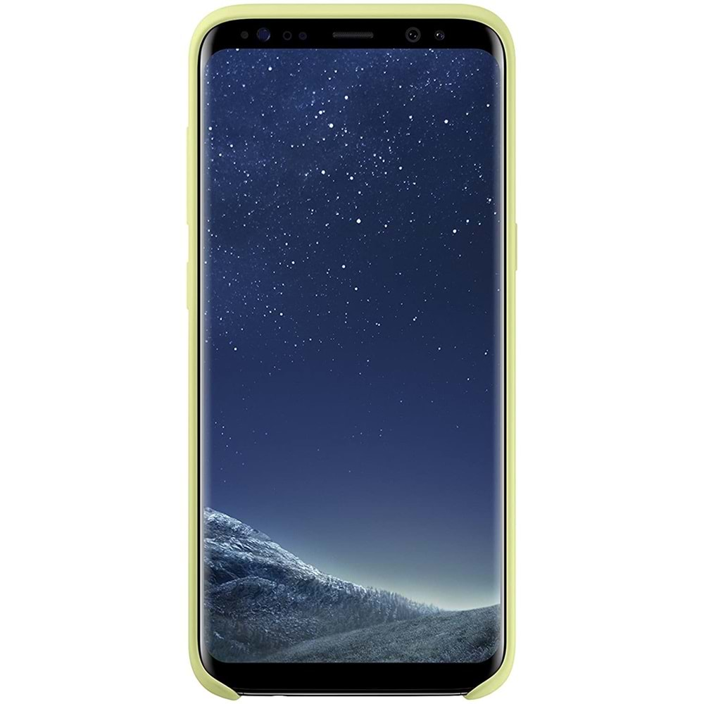 Samsung Galaxy S8 Silicone Cover Silikon Kılıf, Yeşil EF-PG950TGEGWW